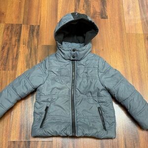 Calvin Klein Kids Charcoal Puffer Jacket